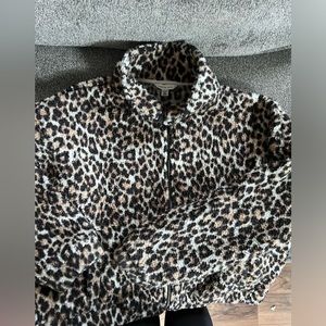 American Eagle Cheetah Print Jacket